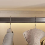 Glass Door Wardrobe Armoire Storage Closet with Light Display Cabinet - Image 25