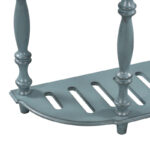 52 Modern and Contemporary Curved Console Table Sofa Table Entryway Table for Hallway Living Room with 4 Drawers and 1 Shelf - Image 34