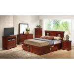 Louis Philippe Full Storage Platform Bed with 6 Storage Drawers - Image 17