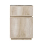 Madelia Transitional Whitewash Wood Side Table - Image 7