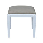 Solid Wood Vanity Table with Vanity Bench (Snow White Finish) - Image 3