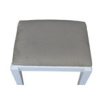 Solid Wood Vanity Table with Vanity Bench (Snow White Finish) - Image 4