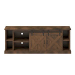 Farmhouse 85 inch TV Stand Console for TVs up to 95 inches, No Assembly Required, Aged Whiskey Finish - Image 4