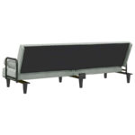 Velvet Sofa Bed with Armrests Couch Recliner Loveseat Folding Daybed - 80.7 x 35 x 27.6 - Image 5