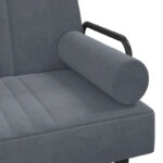 Velvet Sofa Bed with Armrests Couch Recliner Loveseat Folding Daybed - 80.7 x 35 x 27.6 - Image 19