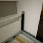 Modern Horizontal Twin Murphy Bed with Shelf Storage