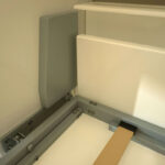 Modern Horizontal Twin Murphy Bed with Shelf Storage - Image 2