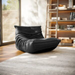 Furgle Microfiber Leather Sofa Ergonomic Design Lazy Sofa Floor Sofa - Image 41