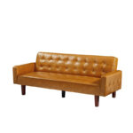 PU Leather Sofa Bed - Image 3