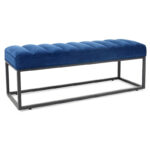 Modern Metal Base Upholstered Bench for Bedroom for Entryway - Image 11