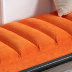 Modern Metal Base Upholstered Bench for Bedroom for Entryway - Image 23