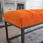 Modern Metal Base Upholstered Bench for Bedroom for Entryway - Image 25