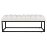 Modern Metal Base Upholstered Bench for Bedroom for Entryway - Image 30