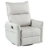Modern PU Leather Rocker Seating Glider Swivel Recliner Chair - Image 23
