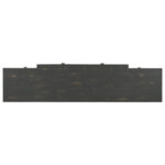 Retro Senior Console Table for Hallway Living Room Bedroom with 4 Front Facing Storage Drawers and 1 Shelf - Image 7