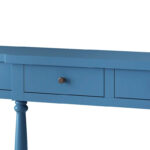 Retro Senior Console Table for Hallway Living Room Bedroom with 4 Front Facing Storage Drawers and 1 Shelf - Image 27