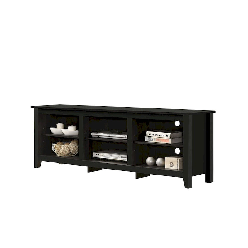 9414840877215_558150 70 W TV Stand with Open Shelves and Cable Management - Image 1