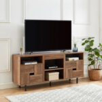 60 Wood Media Console TV Stand Classic Entertainment Center - Image 18