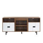60 Wood Media Console TV Stand Classic Entertainment Center - Image 13