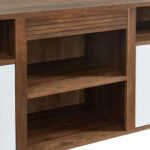 60 Wood Media Console TV Stand Classic Entertainment Center - Image 15