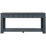 Console Table/Sofa Table with Storage Drawers and Bottom Shelf for Entryway Hallway - Image 30