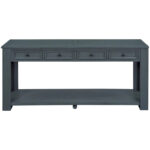 Console Table/Sofa Table with Storage Drawers and Bottom Shelf for Entryway Hallway - Image 31