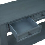 Console Table/Sofa Table with Storage Drawers and Bottom Shelf for Entryway Hallway - Image 34