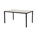 Pariso Modern White Marble-Top Dining Table - 60W x 30H x 36D - Image 4