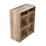 Console Table Shelf with 4 Square Cube Storage Compartments - Image 9