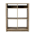 Console Table Shelf with 4 Square Cube Storage Compartments - Image 10
