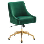 Discern Performance Velvet Office Chair - Image 2