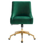 Discern Performance Velvet Office Chair - Image 5