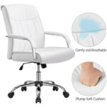 Contemporary PU Leather Executive Chair with High Back - Image 6