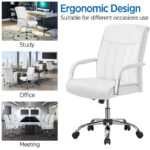 Contemporary PU Leather Executive Chair with High Back - Image 9