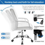 Contemporary PU Leather Executive Chair with High Back - Image 10