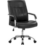 Contemporary PU Leather Executive Chair with High Back - Image 12