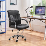 Contemporary PU Leather Executive Chair with High Back - Image 13