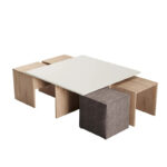 Haley Mid-Century Modern Nested Coffee Table - Image 4