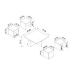Haley Mid-Century Modern Nested Coffee Table - Image 6