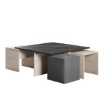 Haley Mid-Century Modern Nested Coffee Table - Image 11