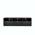 White modern minimalist TV cabinet 80 inch TV stand - Image 7