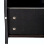 White modern minimalist TV cabinet 80 inch TV stand - Image 13