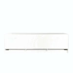 White modern minimalist TV cabinet 80 inch TV stand - Image 19