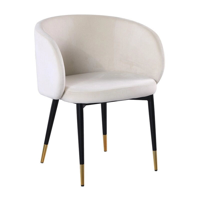9439456592031_556900 Rustic Velvet Upholstered Dining Chair - Image 1