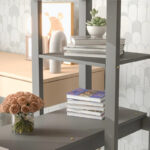 Full Loft Bed with Desk and Shelves - Image 7