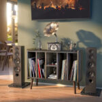 Record Player Stand with Power Outlet and USB Ports, Vinyl Record Storage Table,Vinyl Holder Display Shelf - Image 23