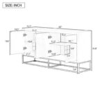 Sideboard with Adjustable Shelves - Image 12