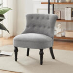 Living Room Armless Accent Comfy Chair - Image 38