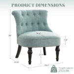 Living Room Armless Accent Comfy Chair - Image 14