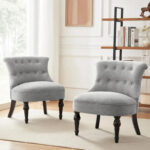 Living Room Armless Accent Comfy Chair - Image 17